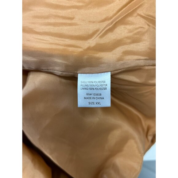 IB Diffusion Womens XXL White Sherpa Fleece Vest With Brown Accents Zipper - Picture 6 of 8